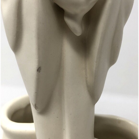 HAEGER Pottery Madona Baby Jesus Planter VTG 11" Tall Virgin Mary Religious USA - Picture 12 of 12